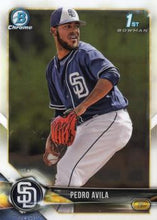Load image into Gallery viewer, 2018 Bowman Chrome Prospects Pedro Avila BCP40 San Diego Padres
