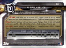 Load image into Gallery viewer, 2018 Bowman Chrome Prospects Adrian Morejon BCP73 San Diego Padres
