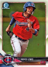 Load image into Gallery viewer, 2018 Bowman Chrome Prospects Royce Lewis BCP93 Minnesota Twins
