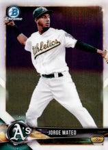 Load image into Gallery viewer, 2018 Bowman Chrome Prospects Jorge Mateo BCP95 Oakland Athletics
