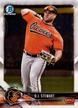Load image into Gallery viewer, 2018 Bowman Chrome Prospects D.J. Stewart BCP106 Baltimore Orioles

