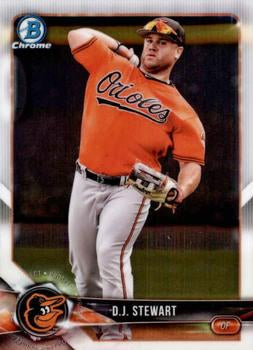 2018 Bowman Chrome Prospects D.J. Stewart BCP106 Baltimore Orioles