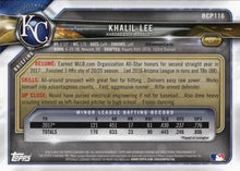 Load image into Gallery viewer, 2018 Bowman Chrome Prospects Khalil Lee BCP116 Kansas City Royals
