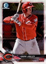 Load image into Gallery viewer, 2018 Bowman Chrome Prospects Gavin LaValley BCP119 Cincinnati Reds
