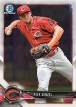 Load image into Gallery viewer, 2018 Bowman Chrome Prospects Nick Senzel BCP120 Cincinnati Reds
