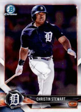 Load image into Gallery viewer, 2018 Bowman Chrome Prospects Christin Stewart BCP130 Detroit Tigers
