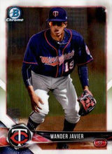 Load image into Gallery viewer, 2018 Bowman Chrome Prospects Wander Javier BCP134 Minnesota Twins
