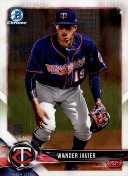 2018 Bowman Chrome Prospects Wander Javier BCP134 Minnesota Twins