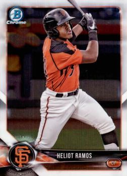 2018 Bowman Chrome Prospects Heliot Ramos BCP143 San Francisco Giants