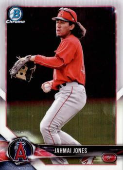 2018 Bowman Chrome Prospects Jahmai Jones BCP144 Los Angeles Angels