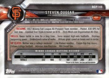 Load image into Gallery viewer, 2018 Bowman Chrome Prospects Steven Duggar BCP149 San Francisco Giants
