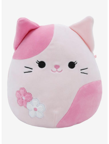 Squishmallows Roseanne Sakura Cat Plush 8 inches Stuffed Plush - walk-of-famesports