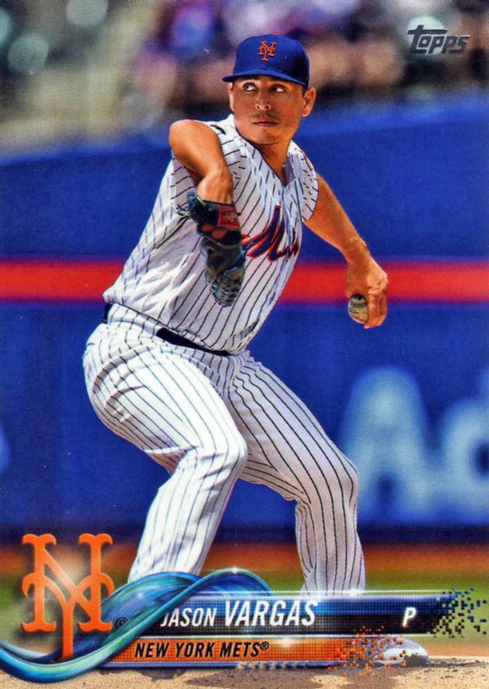 2018 Topps Update Jason Vargas  #US17 New York Mets