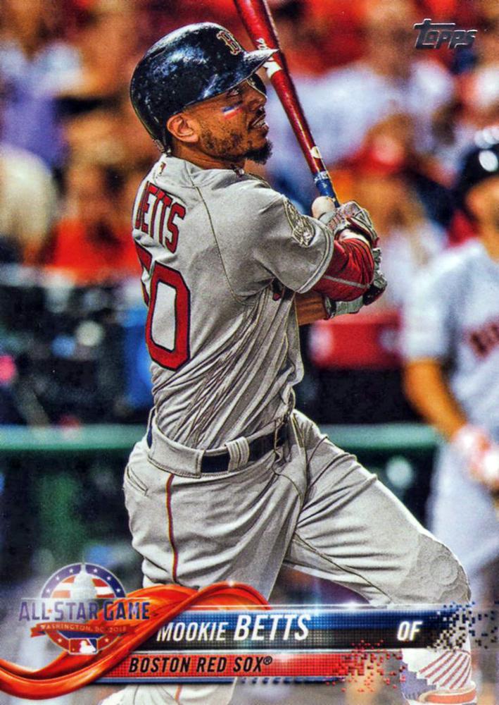 2018 Topps Update Mookie Betts ASG #US64 Boston Red Sox