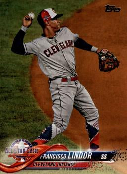 2018 Topps Update Francisco Lindor ASG #US157 Cleveland Indians