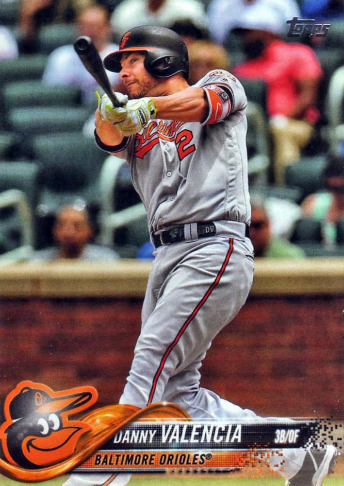 2018 Topps Update Danny Valencia  #US163 Baltimore Orioles