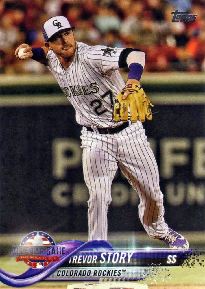 2018 Topps Update Trevor Story ASG #US207 Colorado Rockies