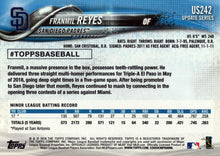 Load image into Gallery viewer, 2018 Topps Update Franmil Reyes RC #US242 San Diego Padres
