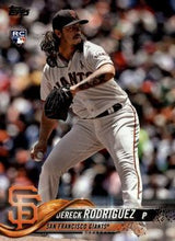 Load image into Gallery viewer, 2018 Topps Update Dereck Rodriguez RC #US270 San Francisco Giants
