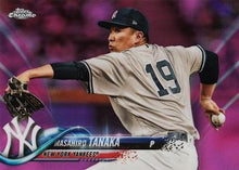 Load image into Gallery viewer, 2018 Topp Chrome Pink Refractor Masahiro Tanaka #10 New York Yankees
