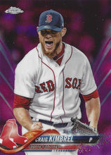 Load image into Gallery viewer, 2018 Topp Chrome Pink Refractor Craig Kimbrel #53 Boston Red Sox
