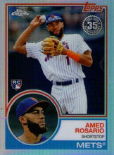 Load image into Gallery viewer, 2018 Topp Chrome 1983 Topps Baseball Amed Rosario RC83T-2 New York Mets
