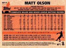 Load image into Gallery viewer, 2018 Topp Chrome 1983 Topps Baseball Matt Olson 83T-11 Oakland Athletics
