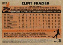 Load image into Gallery viewer, 2018 Topp Chrome 1983 Topps Baseball Clint Frazier RC83T-17 New York Yankees
