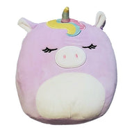 Squishmallows Melania the Unicorn with Rainbow Hair and Horn 7.5