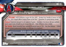 Load image into Gallery viewer, 2018 Bowman Draft Jahmai Jones  BD-35 Los Angeles Angels
