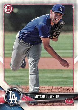 2018 Bowman Draft Mitchell White  BD-97 Los Angeles Dodgers