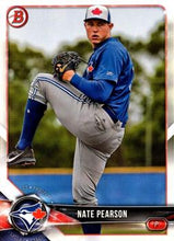 Load image into Gallery viewer, 2018 Bowman Draft Nate Pearson  BD-118 Toronto Blue Jays

