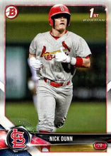 Load image into Gallery viewer, 2018 Bowman Draft Nick Dunn FBC BD-149 St. Louis Cardinals
