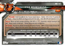 Load image into Gallery viewer, 2018 Bowman Draft Ryan Mountcastle  BD-167 Baltimore Orioles
