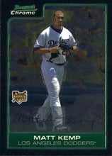 Load image into Gallery viewer, 2006 Bowman Draft Picks &amp; Prospects Chrome Matt Kemp BDP1 Los Angeles Dodgers

