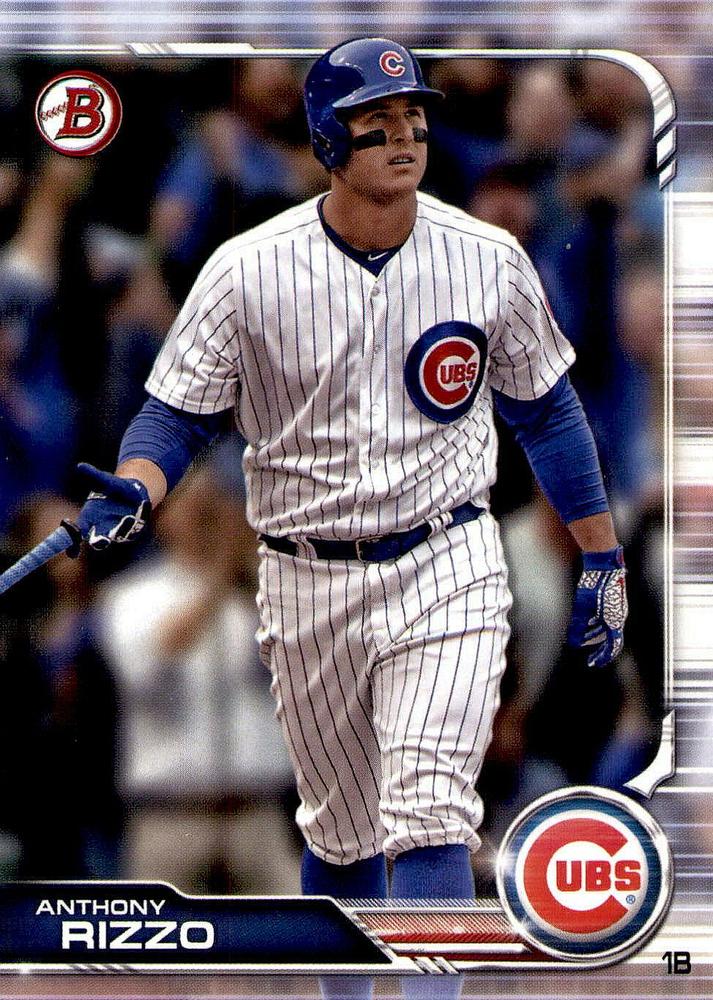 2019 Bowman Anthony Rizzo #18 Chicago Cubs