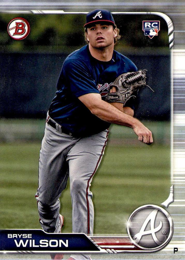 2019 Bowman Bryse Wilson RC #20 Atlanta Braves