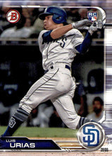 Load image into Gallery viewer, 2019 Bowman Luis Urias RC #25 San Diego Padres

