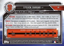 Load image into Gallery viewer, 2019 Bowman Steven Duggar RC #30 San Francisco Giants
