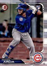 Load image into Gallery viewer, 2019 Bowman Francisco Arcia RC #31 Chicago Cubs
