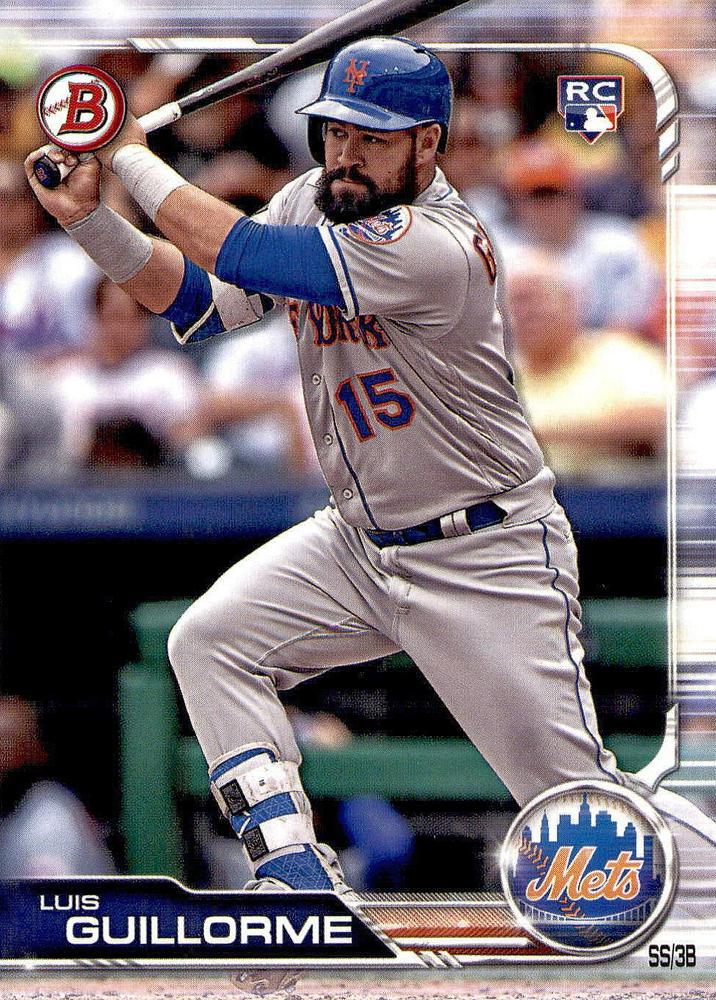 2019 Bowman Luis Guillorme RC #39 New York Mets