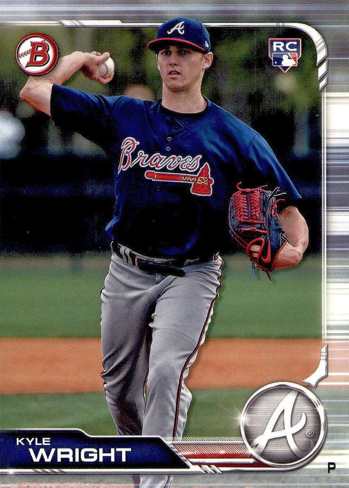 2019 Bowman Kyle Wright RC #52 Atlanta Braves