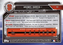 Load image into Gallery viewer, 2019 Bowman Aramis Garcia RC #53 San Francisco Giants
