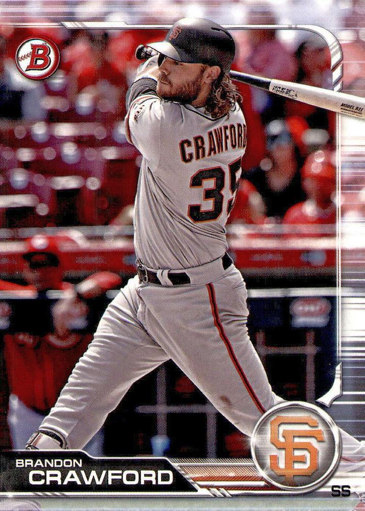 2019 Bowman Brandon Crawford #57 San Francisco Giants