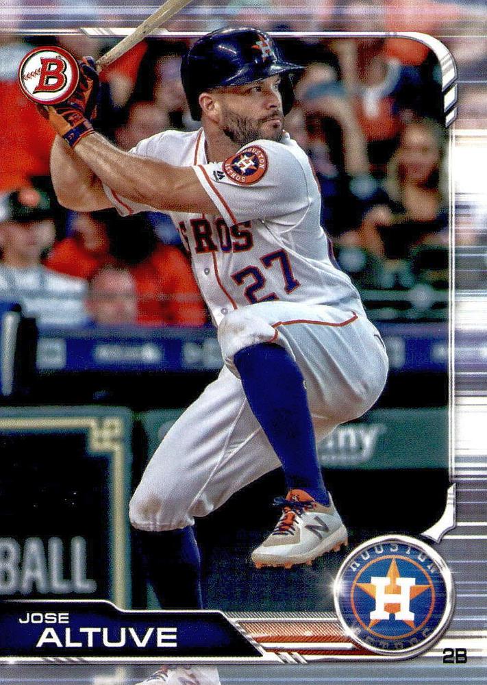 2019 Bowman Jose Altuve #62 Ho#USton Astros