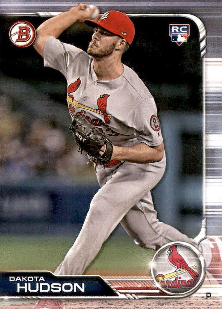 2019 Bowman Dakota Hudson RC #73 St. Louis Cardinals