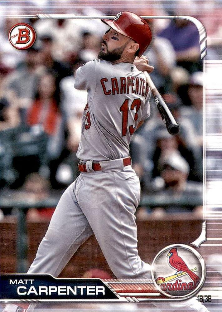 2019 Bowman Matt Carpenter #74 St. Louis Cardinals