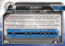 Load image into Gallery viewer, 2019 Bowman J.T. Realmuto #79 Miami Marlins
