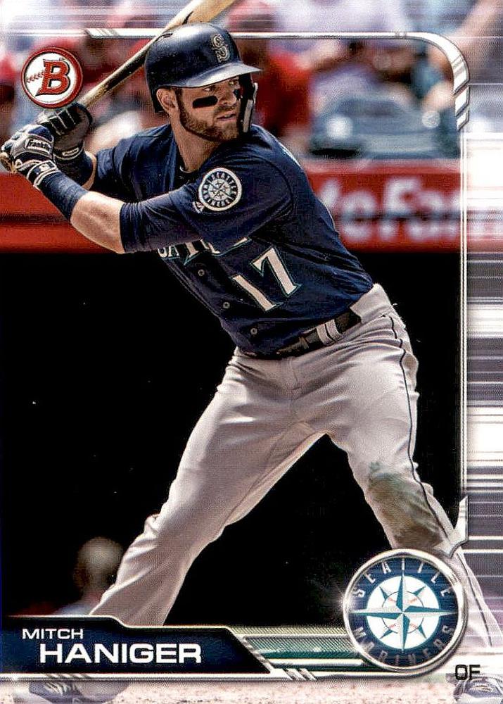 2019 Bowman Mitch Haniger #80 Seattle Mariners