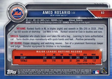 Load image into Gallery viewer, 2019 Bowman Amed Rosario #83 New York Mets
